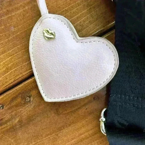 Betsy Johnson Pink and Black Back Pack - Picture 4 of 5